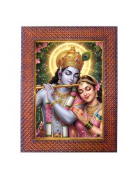 Lord Ganesha Photo Frame 13X17 Inch Religious Wall & Table Decor Frame | Lord Ganesha Spiritual Photo Frame For Home, Temple & Office | Decorative Hindu God & Goddess Frame (Pack Of 1) (F18072)