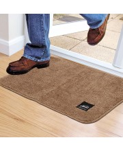 Home Beautiful Anti-Skid Beige Microfiber Door Mat
