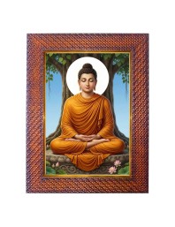 Lord SuryaDev Photo Frame 13X17 Inch Religious Wall & Table Decor Frame | Lord SuryaDev Spiritual Photo Frame For Home, Temple & Office | Decorative Hindu God & Goddess Frame (Pack Of 1) (F18204)