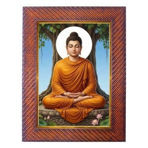 Lord SuryaDev Photo Frame 13X17 Inch Religious Wall & Table Decor Frame | Lord SuryaDev Spiritual Photo Frame For Home, Temple & Office | Decorative Hindu God & Goddess Frame (Pack Of 1) (F18204)