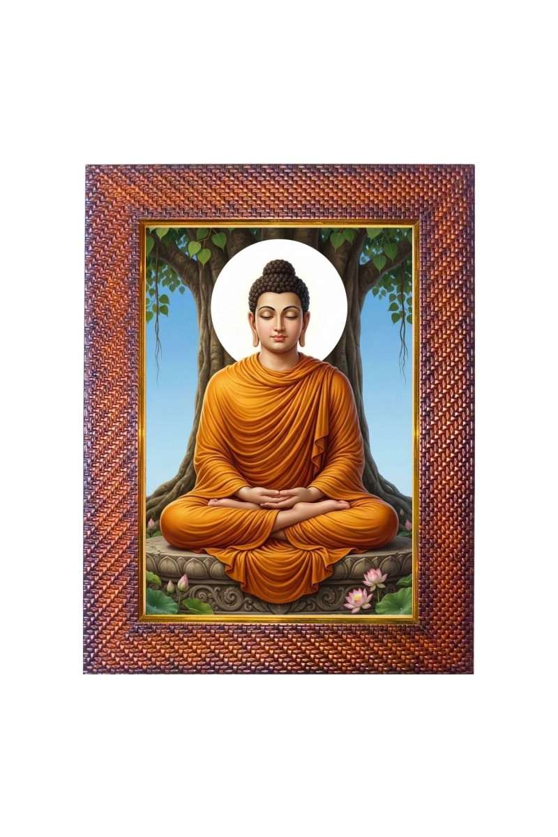 Lord SuryaDev Photo Frame 13X17 Inch Religious Wall & Table Decor Frame | Lord SuryaDev Spiritual Photo Frame For Home, Temple & Office | Decorative Hindu God & Goddess Frame (Pack Of 1) (F18204)