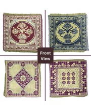 Hitech Sales Pure Cotton Puja Aasan Set Designer Prayer Mats for Puja, Meditation or Sitting on Floor & Multipurpose Use - Size 20 x 20 inch (Multicolor) (10) Hitech Sales Pure Cotton Puja Aasan Set Designer Prayer Mats for Puja, Meditation or Sitting on Floor & Multipurpose Use - Size 20 x 20 inch (Multicolor) (10)