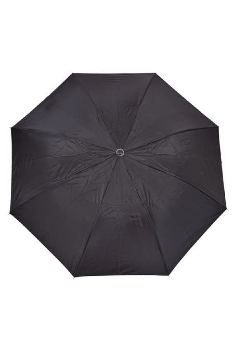 Hitech K.C.PAUL & SONS RAJ 2 Fold Black Polyester Men Umbrella