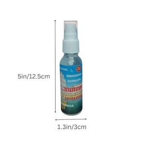 Gangajal Spray Bottle (set of 2) 50ml – 100% Pure Ganga Jal for Pooja & Religious Rituals | Holy Water for Mandir, & Spiritual Use | Easy Spray Bottle