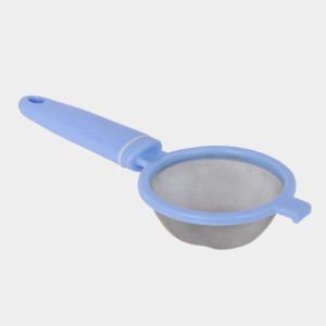 Plastic and Steel Tea Strainer, Plastic and Steel, 1 8.5 cm Length, 8 cm Dia. (Pack of 1)