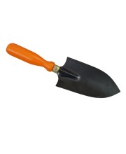 HiTechMart Hand Digging Gardening Trowel – Heavy Duty Garden Shovel with Wooden Handle, Steel Blade for Planting, Weeding, and Soil Digging (Pack of 1)