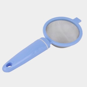 Plastic and Steel Tea Strainer, Plastic and Steel, 1 8.5 cm Length, 8 cm Dia. (Pack of 1)