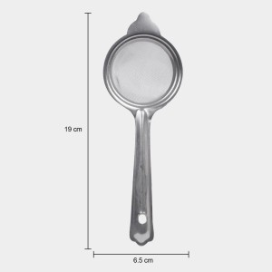 Steel Tea Strainer 6.5 X 19 cm (Pack of 1)