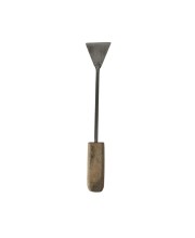 HI TECH Sales Wooden Handle Gardening Khurpi - Durable Hand Weeder for Soil Tilling, Weeding, and Digging,Comfortable Wooden Handle,Garden Tool for Vegetables, Flower Beds, and Lawn Care
