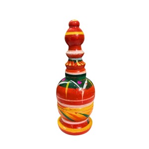 Multicolor Hancrafted Wooden Sindoor Dani – Hand-Painted Decorative Storage Box for Women & Home Utility