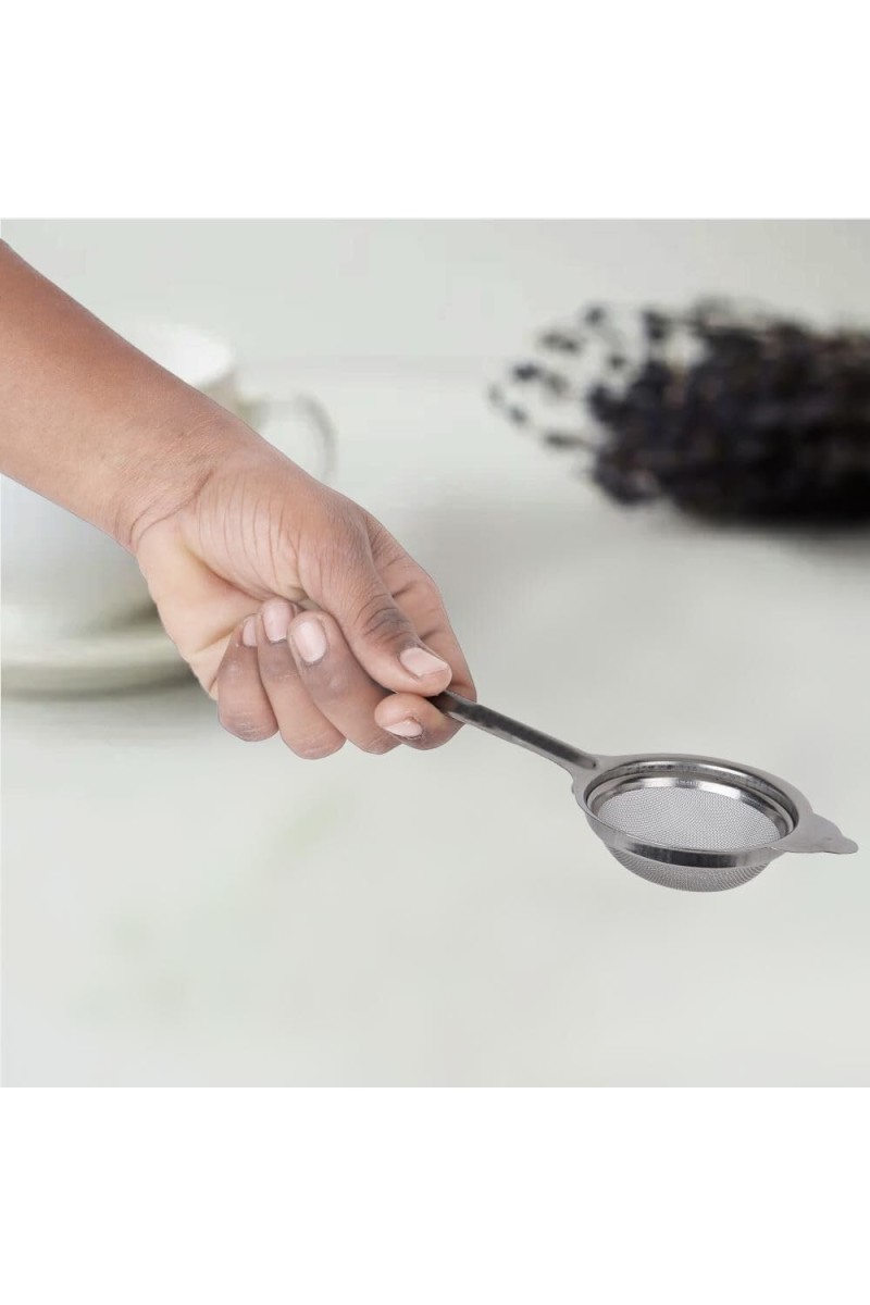 Steel Tea Strainer 6.5 X 19 cm (Pack of 1)