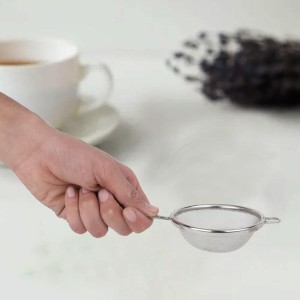 Steel Tea Strainer 8 in Length, 3.3 in Dia. (Pack of 1)