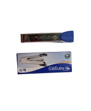 Kangaro No. 10 Round Edge Stapler with 1 Box Staples | Standard Stapler with Quick Loading Mechanism | Sturdy & Durable for Long Time Use | Color May Vary