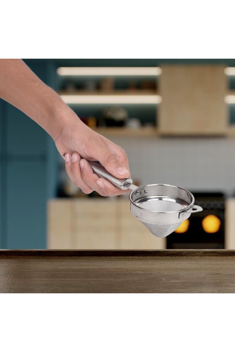 Steel Tea Strainer 24 cm Length (Pack of 1)