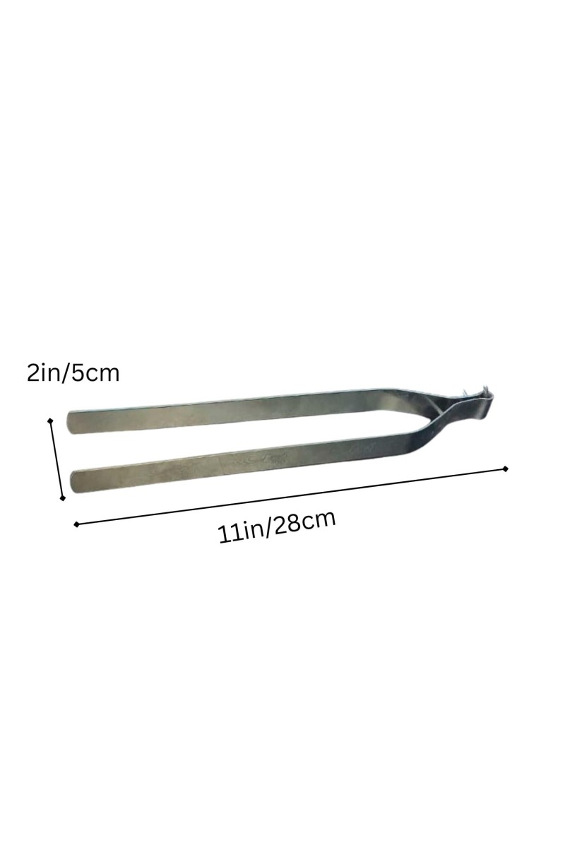 Stainless Steel Roti Chimta – Heavy Duty Chapati Tongs for Gas Stove, Rust Resistant Kitchen Tongs for Roti, Phulka & Paratha