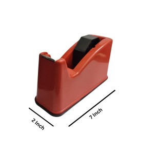 Hitech Sales Tape Dispenser Tabletop for Home, Office, School, Industry – Multipurpose Use with Plastic Body and Steel Blade Cutter + 1 Extra Steel Blade Cutter Free