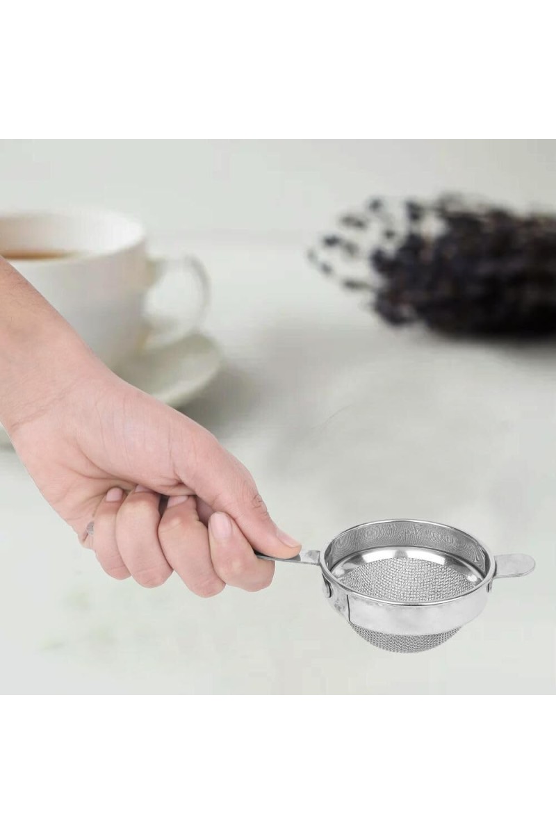 Steel Tea Strainer 8 in Length (Pack of 1)