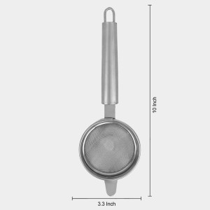 Steel Tea Strainer 1 0 in Length, 3.3 in Dia. (Pack of 1)