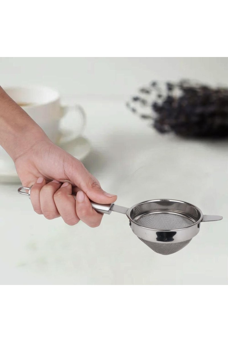 Steel Tea Strainer 1 0 in Length, 3.3 in Dia. (Pack of 1)