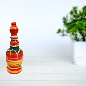 Multicolor Hancrafted Wooden Sindoor Dani – Hand-Painted Decorative Storage Box for Women & Home Utility