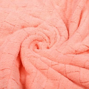 200 GSM Pink Microfiber Bath Towel - (M3093)