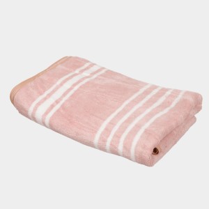 270 GSM Pink Microfiber Bath Towel - (M3196)