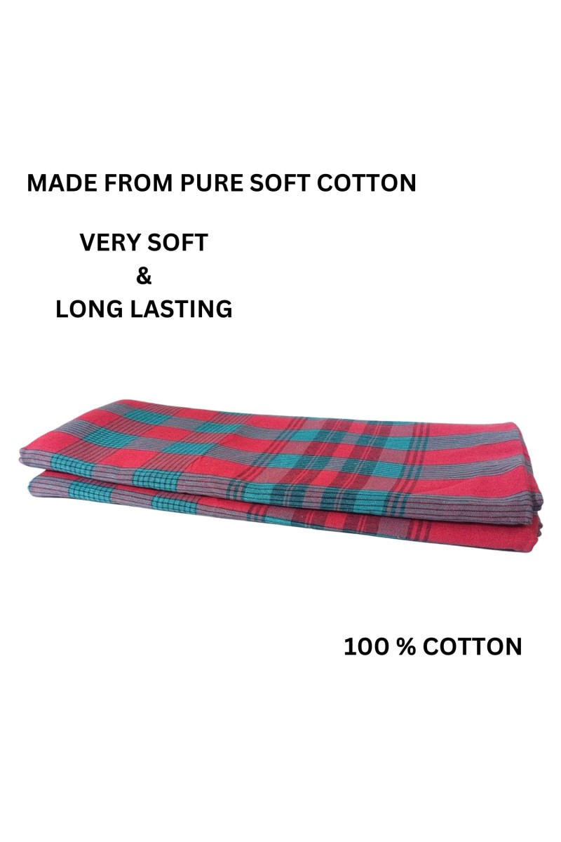 100% Pure Cotton Gamcha for Bath, Face, and Multipurpose Use | Soft, Absorbent, and Lightweight Towel | Ideal for Daily Usage (4)