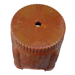 HiTechMart Durable Plastic Multipurpose Stool | Lightweight & Sturdy Sitting Stool for Home, Kitchen & Bathroom | Classic Brown Design with Strong Build