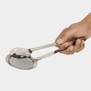 Steel Tong with Fryer 9 X 26 cm (Pack of 1)