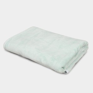 300 GSM Green Microfiber Bath Towel - (M3213)