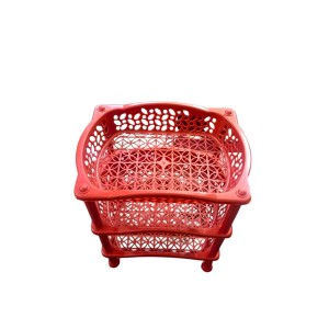 3 Layer Multi-Purpose Home Kitchen Office Storage Plastic Basket Rack Organizer Vegetables Fruits or Files Home & kitchen racks and shelves for storage (Red)