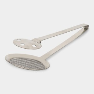 Steel Tong with Fryer 9 X 26 cm (Pack of 1)