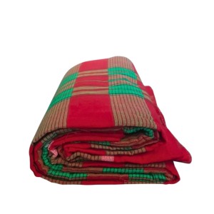 Cotton Gamcha for Everyone– Traditional Multicolor Checkered Bath Towel | Soft Absorbent Gamchha for Bath,Travel & Daily Use (Red & Green)