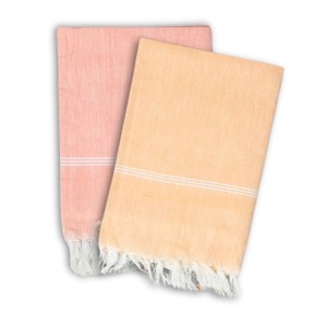 Hitech Sales Soft Cotton Baby Towel Lightweight & Absorbent - 30 x 60 cm (Pack of 2)