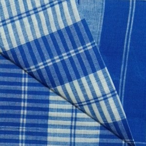 Traditional Blue Cotton Gamcha | Soft, Absorbent, and Lightweight Towel for Multipurpose Use – Ideal for Bath, Face, Travel & Gym (2)