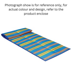 Hitech Sales Multipurpose Foldable Plastic Mat (Chatai) Stain Resistant, Ideal for Picnics, Beaches, Outings, and Camping (3x6 Feet Rectangular Travel Mat