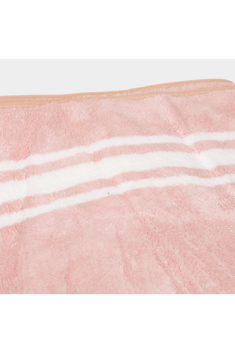 270 GSM Pink Microfiber Bath Towel - (M3196)