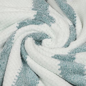 270 GSM Green Microfiber Bath Towel - (M3198)
