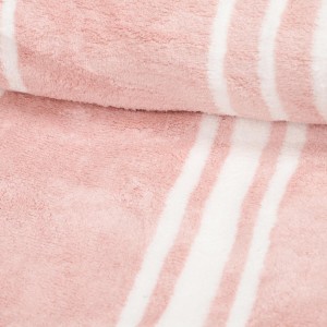 270 GSM Pink Microfiber Bath Towel - (M3196)