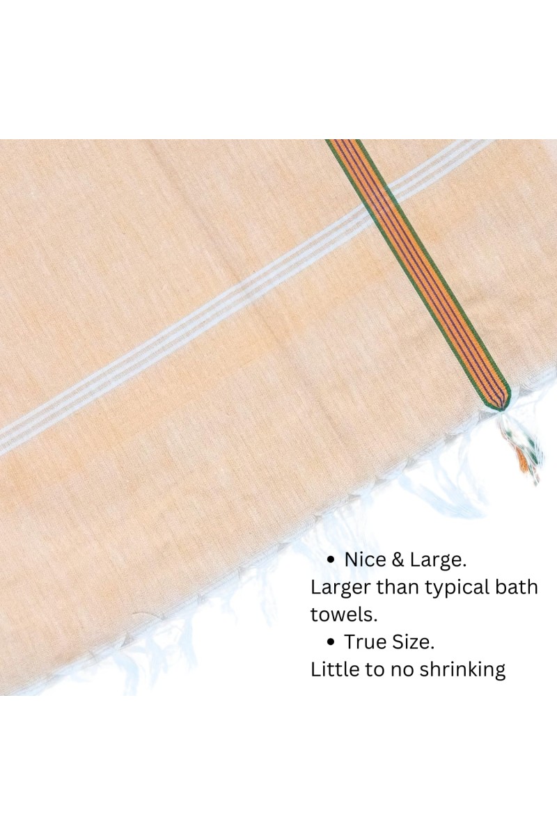 Hitech Sales Soft Cotton Baby Towel Lightweight & Absorbent - 30 x 60 cm (Pack of 2)