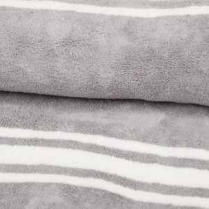 270 GSM Grey Microfiber Bath Towel - (M3197)