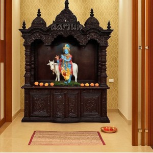Traditional Chatai Asan | Foldable Floor Sitting Mat for Puja, Yoga, Meditation & Home Use | Eco-Friendly Straw Mat | Lightweight & Portable