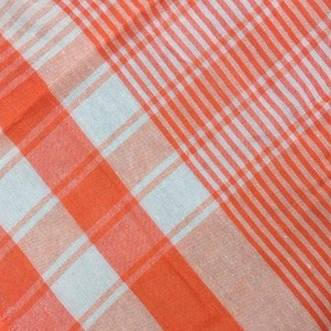 Vibrant Orange Colour Gamcha | Soft, Absorbent Cotton Towel for Bath, Travel, and Everyday Use (2)