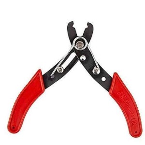 Wire Stripper and Cutter – Multi-Purpose Electrical Wire Cutting & Stripping Tool with Non-Slip Red Handles Power and hand tools, 1 piece, Red (5x2.5 inch)