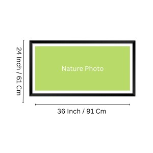 Nature Landscape Floating Frame Scenery Digital Print - (I5690) - 24x36 inch Modern Nature Wall Art for Living Room, Bedroom, Office, Hotels, Drawing Room