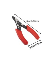 Wire Stripper and Cutter – Multi-Purpose Electrical Wire Cutting & Stripping Tool with Non-Slip Red Handles Power and hand tools, 1 piece, Red (5x2.5 inch) Wire Stripper and Cutter – Multi-Purpose Electrical Wire Cutting & Stripping Tool with Non-Slip Red Handles Power and hand tools, 1 piece, Red (5x2.5 inch)