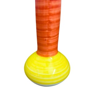 Ceramic Decorative Flower Vase for Living Room, Bedroom & Dining Table | Modern Glossy Finish Vase for Home Decor & Gifting (Multicolor)