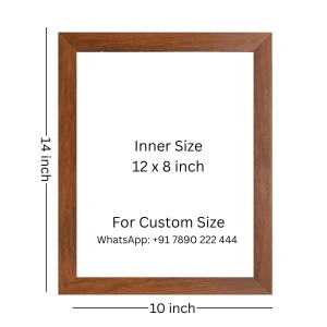 A P J Abdul Kalam & Famous Quote Brown Frame, 10x14InchesInspirational Wall Art for Office, Home DecorIdeal Spiritual Gift