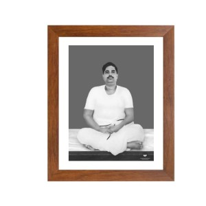 Barda Black and White Photo |Classic Monochrome Portrait | Home, Puja room, Office, or Gallery
