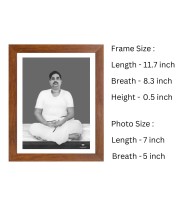 Barda Black and White Photo |Classic Monochrome Portrait | Home, Puja room, Office, or Gallery